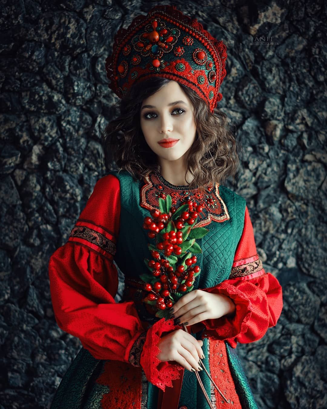 Nude girl Women in Slavic costumes in Moreno